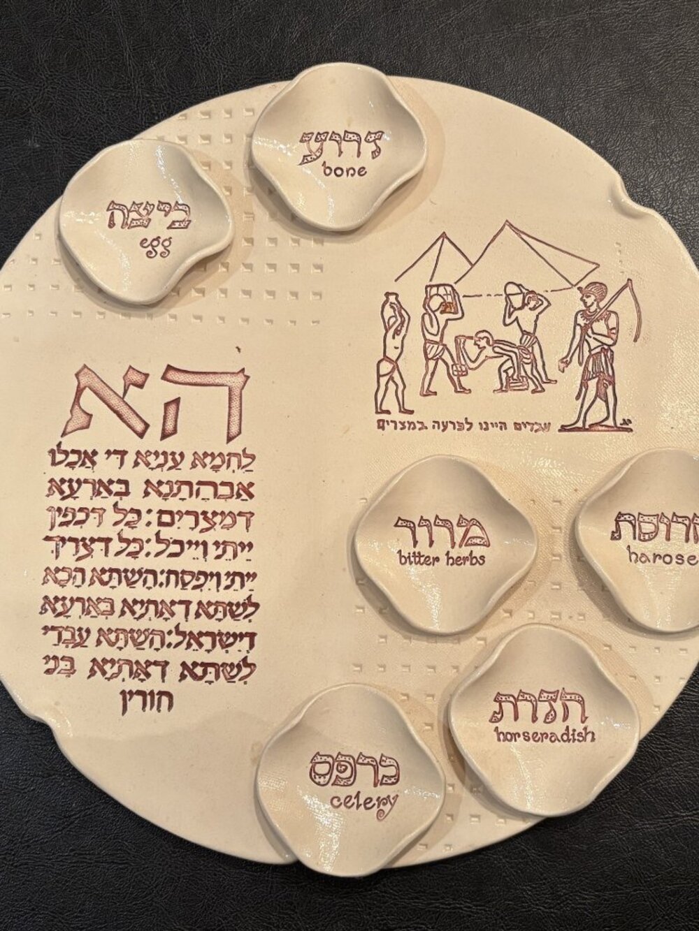 Eran Grebler Passover Pesach Seder Plate Unique